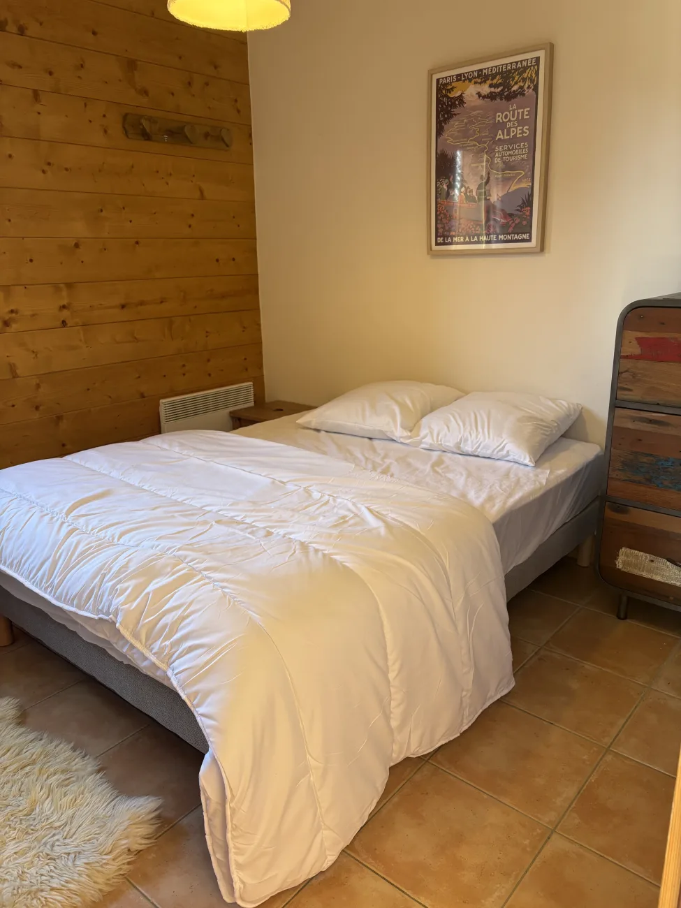 Chambre 2 avec 1 lit double en 140cm de large 