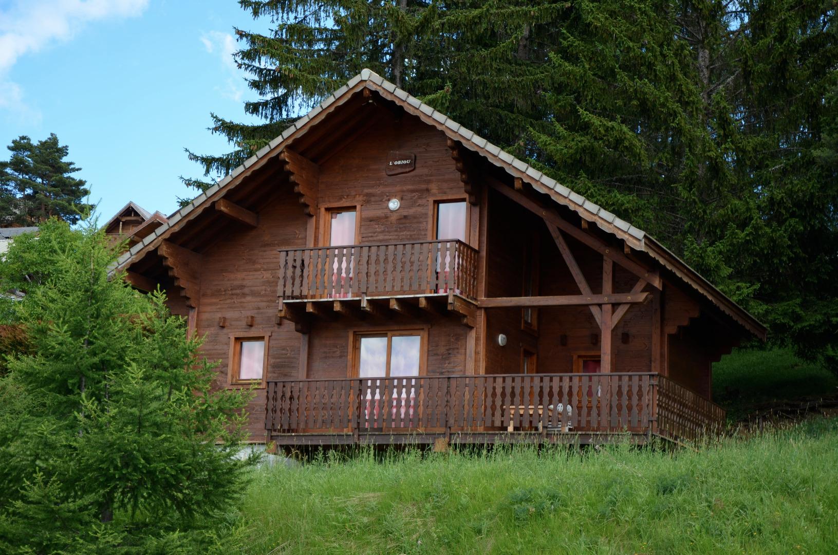 Chalet en été