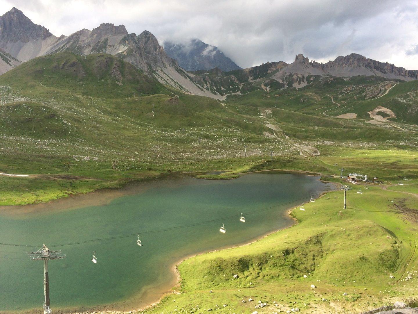 Lac de Tignes été 