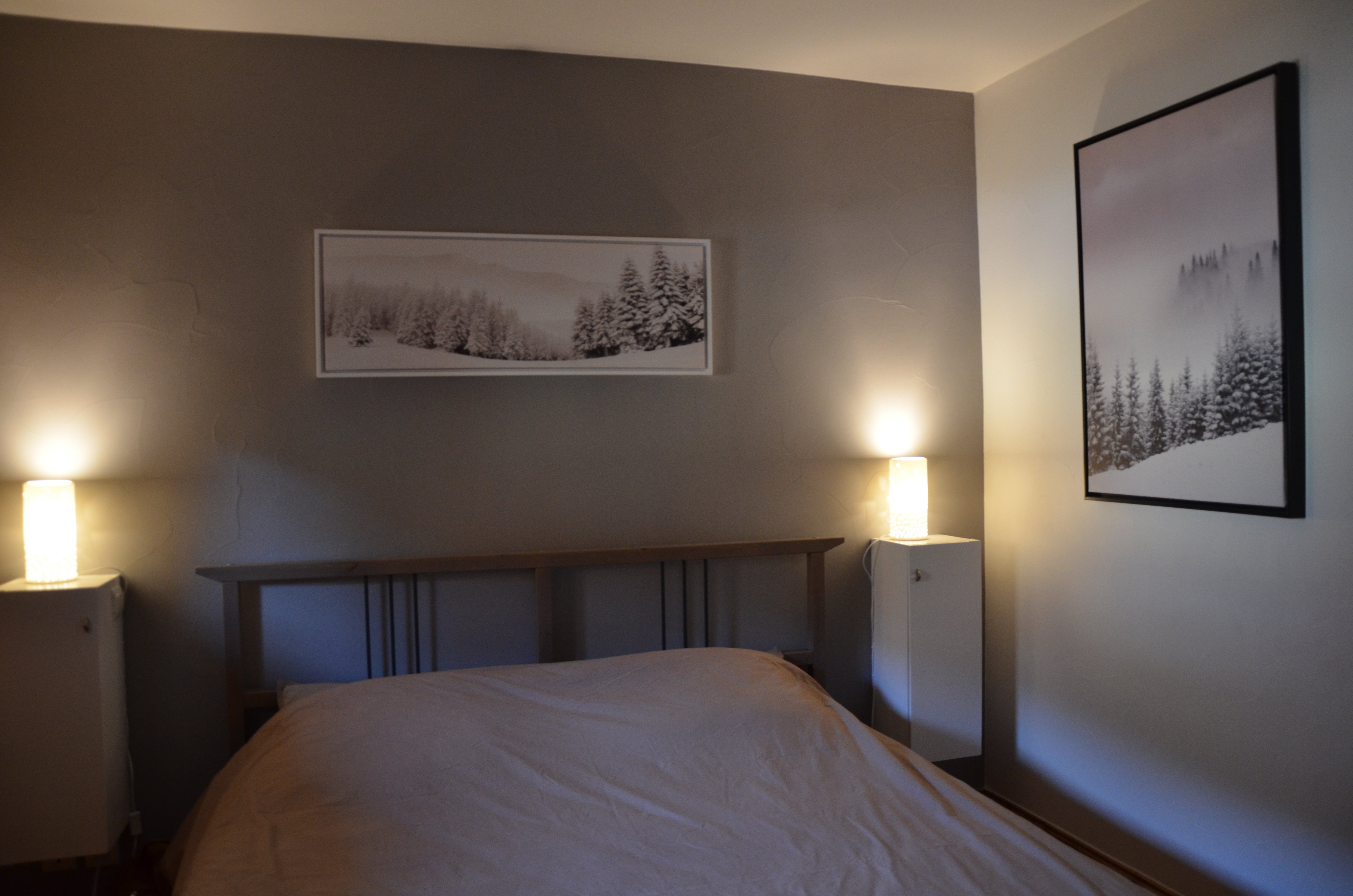 Chambre 1 équipée d'une literie en 160 x 200