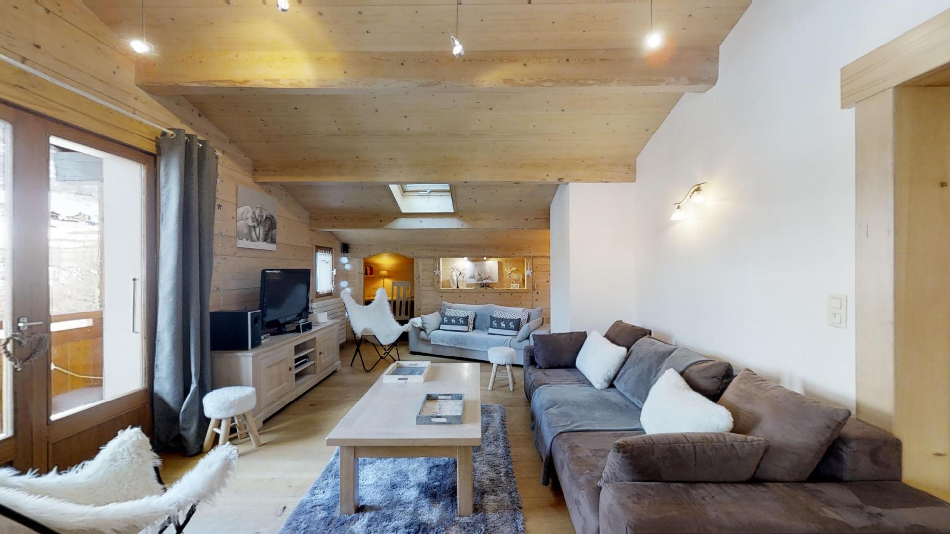 Grand salon vue sur vos montagne