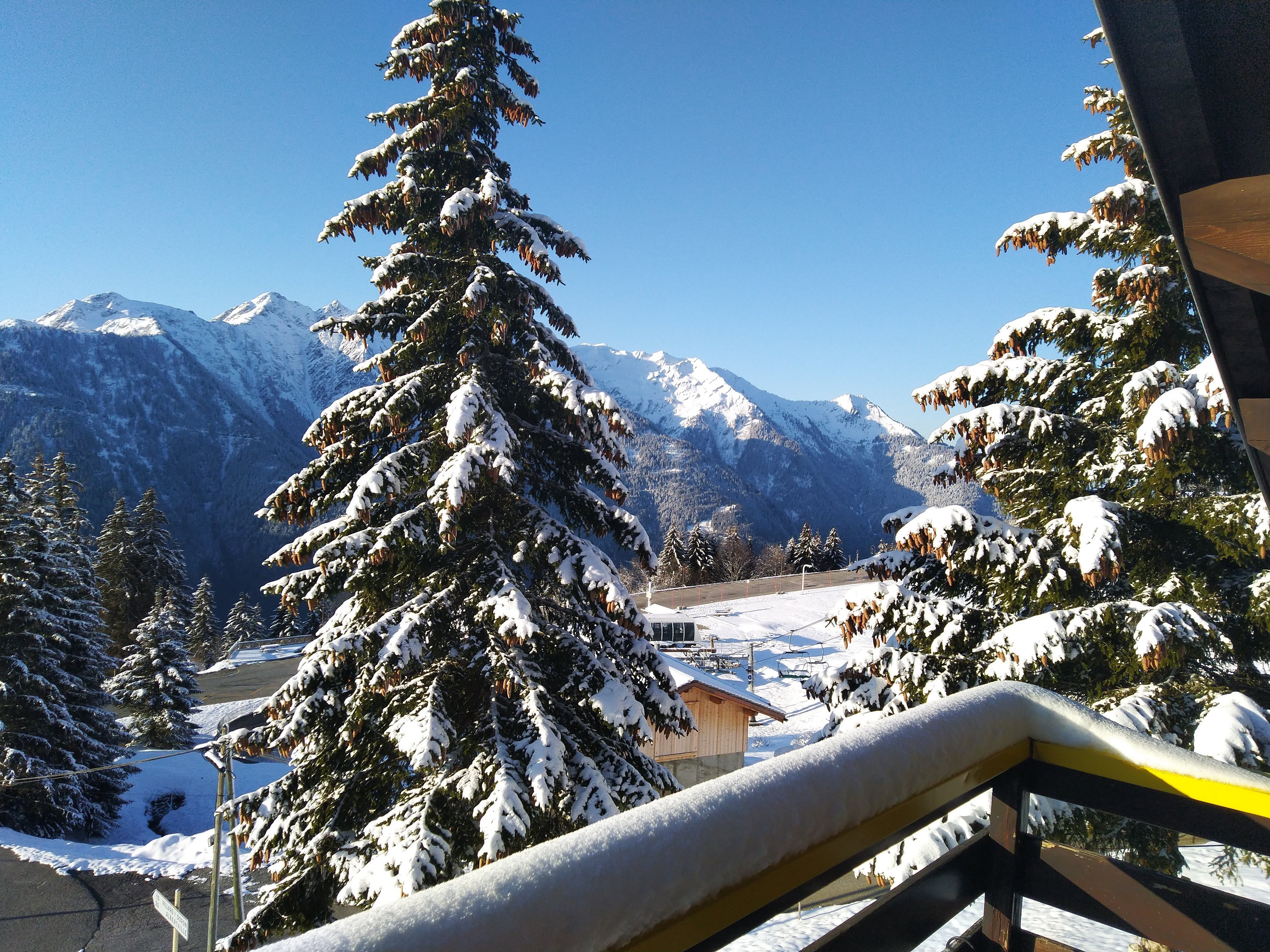 Vue des balcons