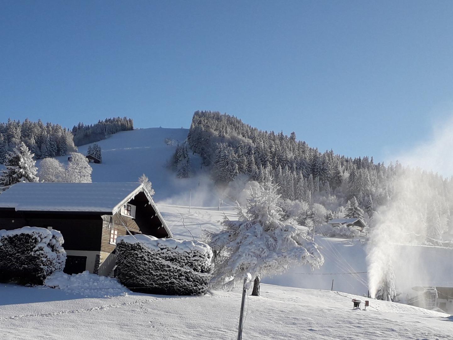 vue sur pistes