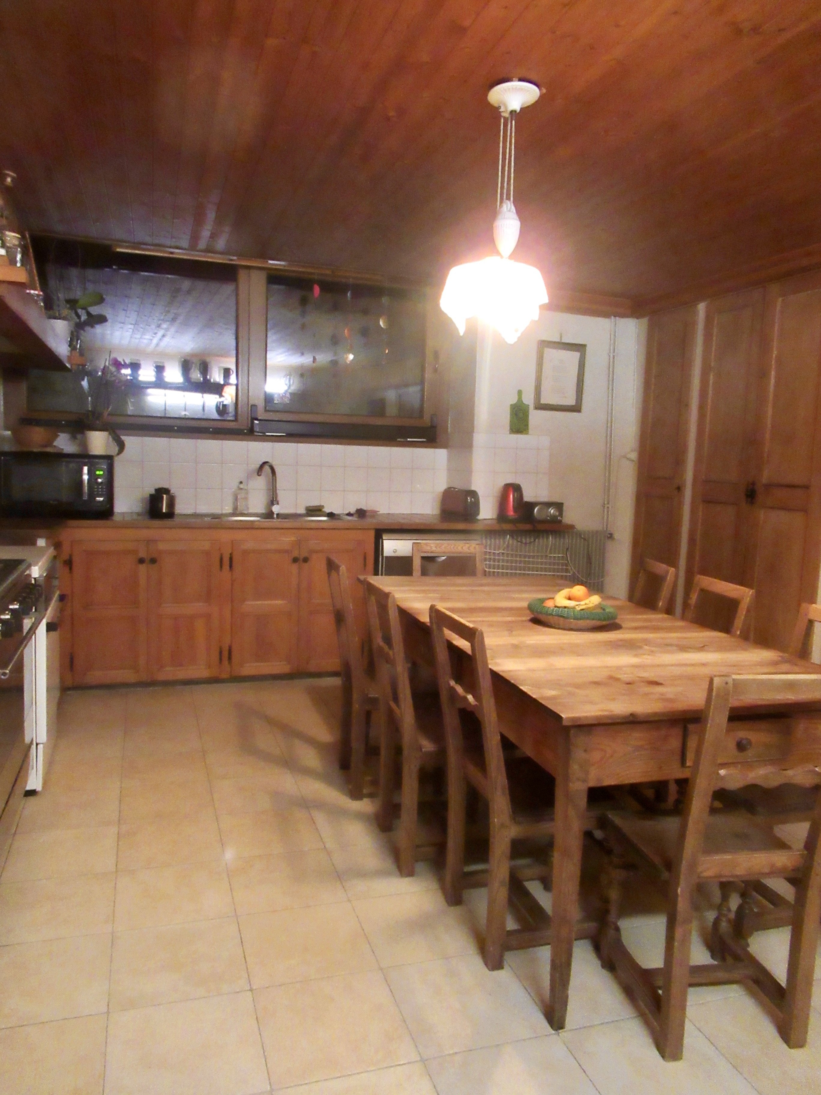 La cuisine-salle à manger