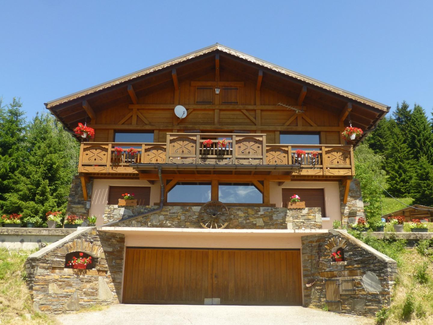 chalet vu de face