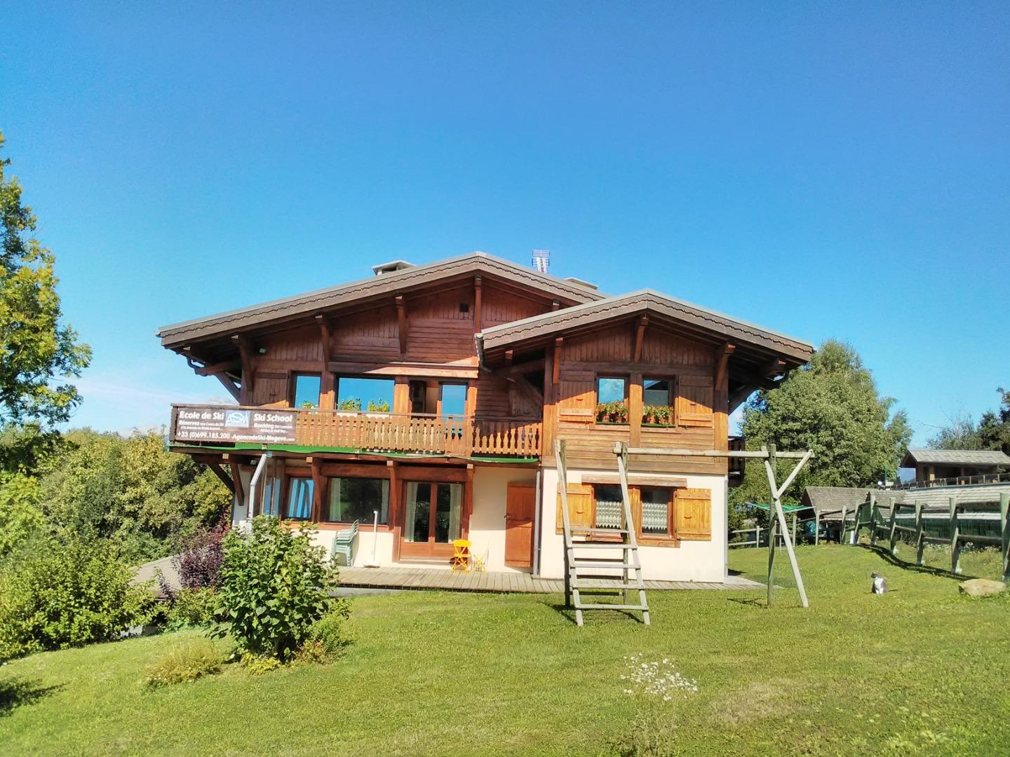 Vue côté terrasse privative