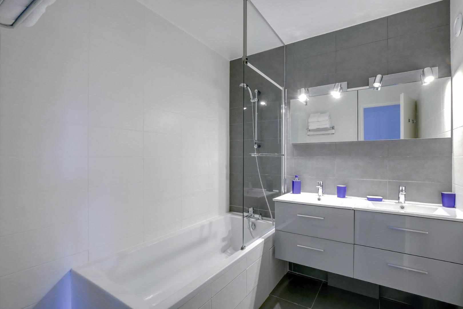 Exemple de salle de bain.