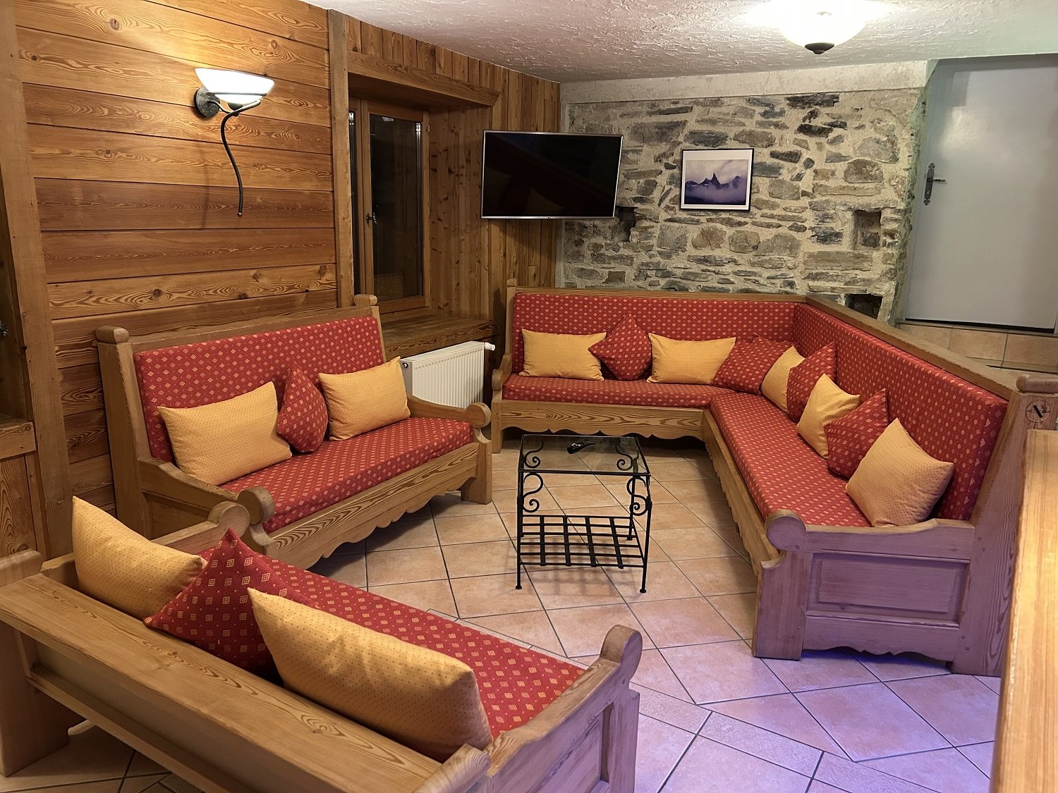 Salon conviviale pour se détendre tous ensemble
