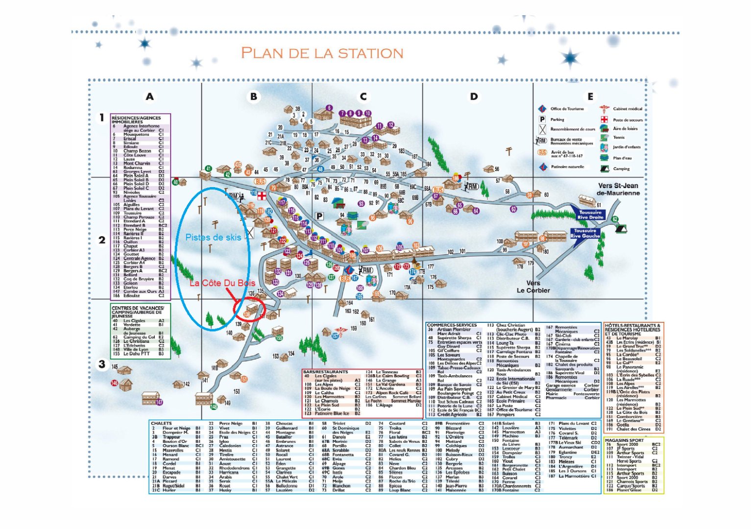 Plan de la station