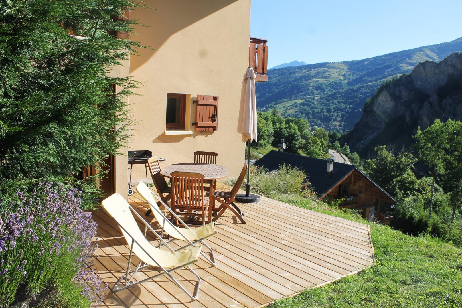 terrasse spacieuse sans vis à vis