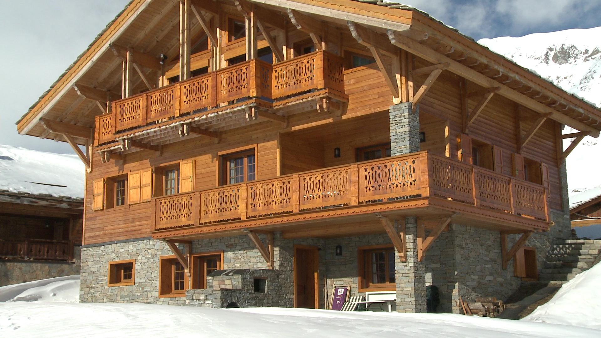Le chalet face Ouest et sud