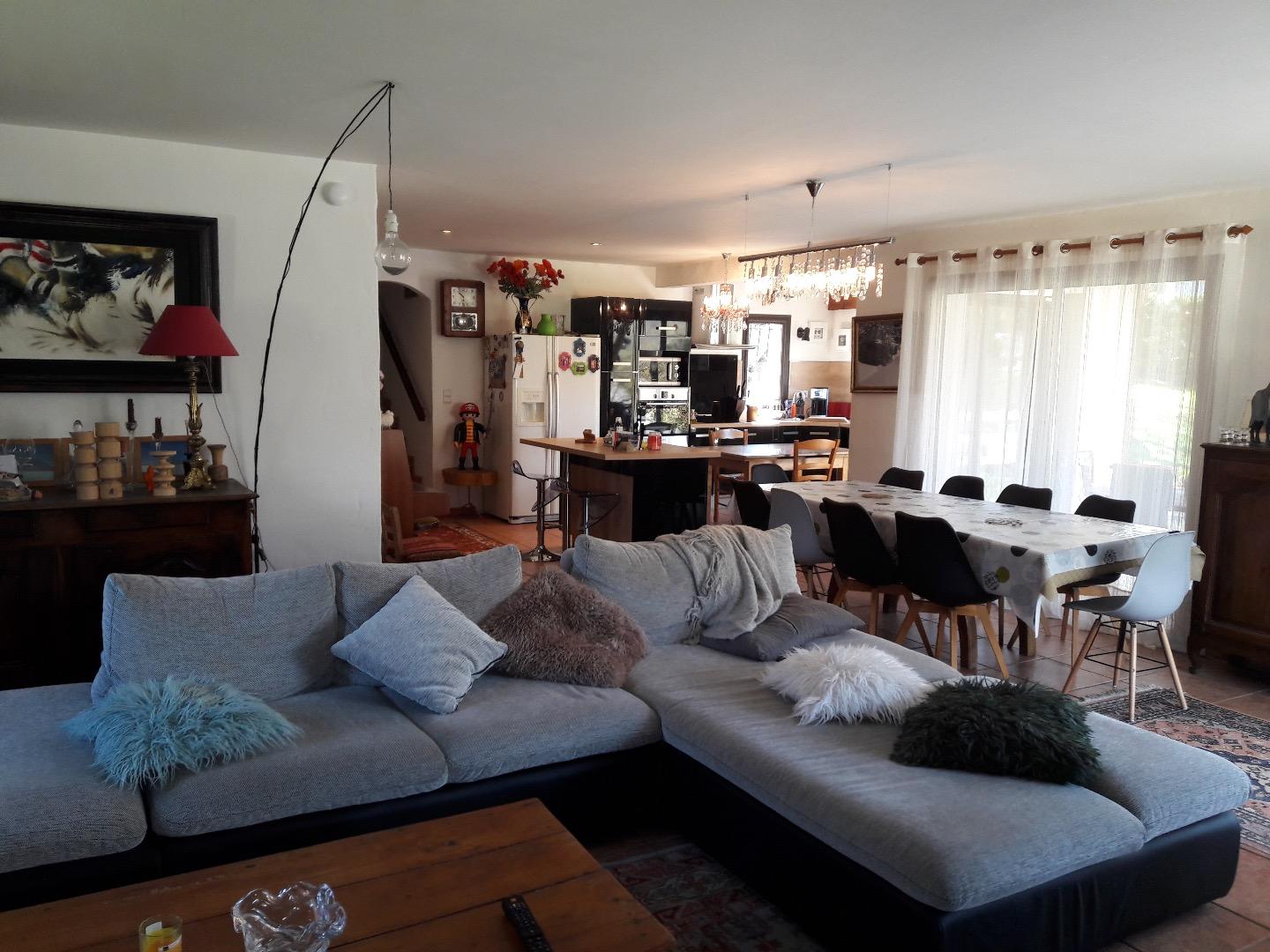 Canapé de la grande pièce de 90 m2