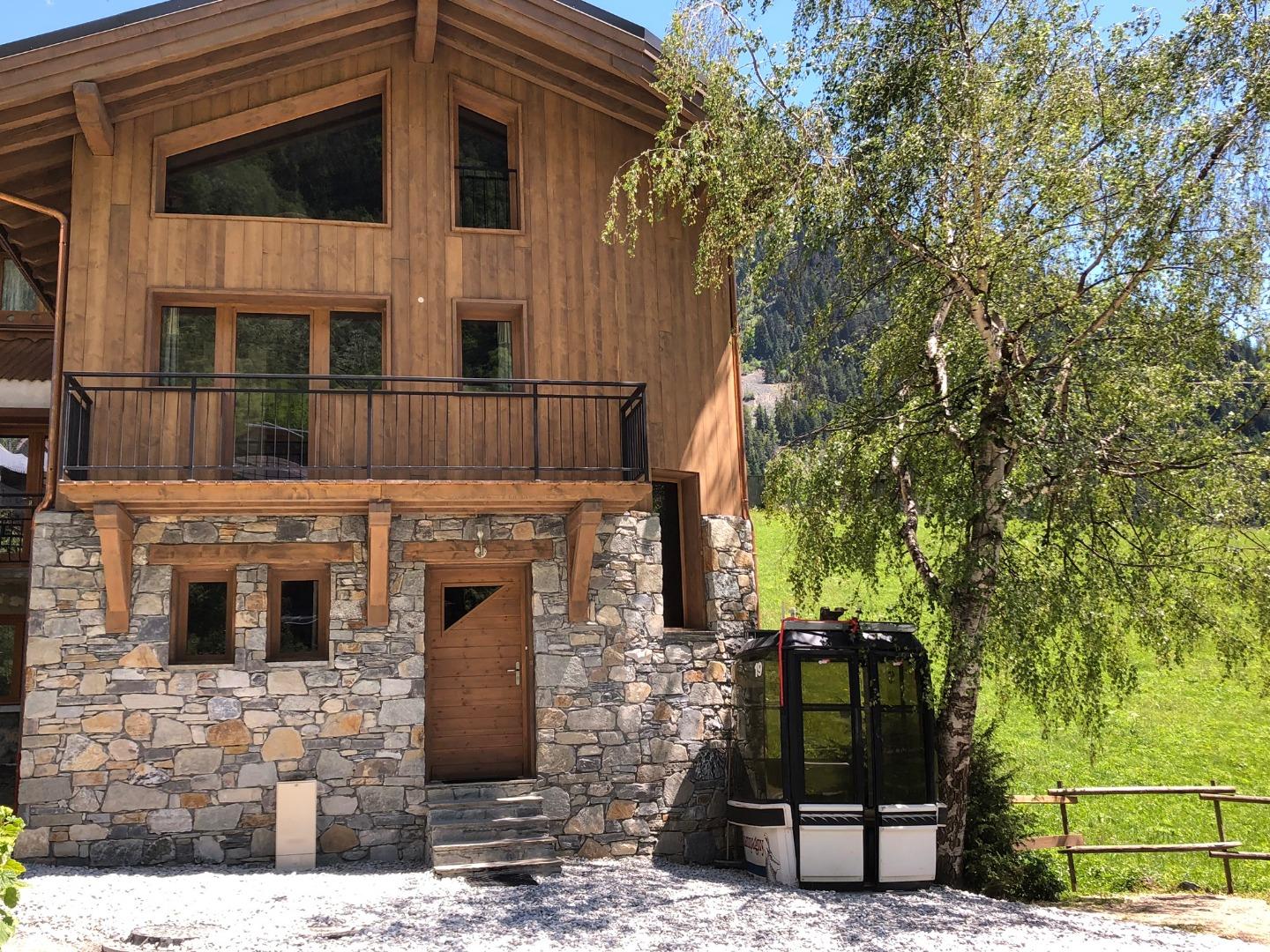 Chalet en été