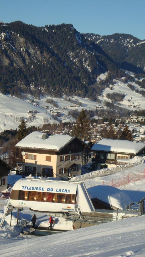 télésiege du lachat à proximité (à 50m )