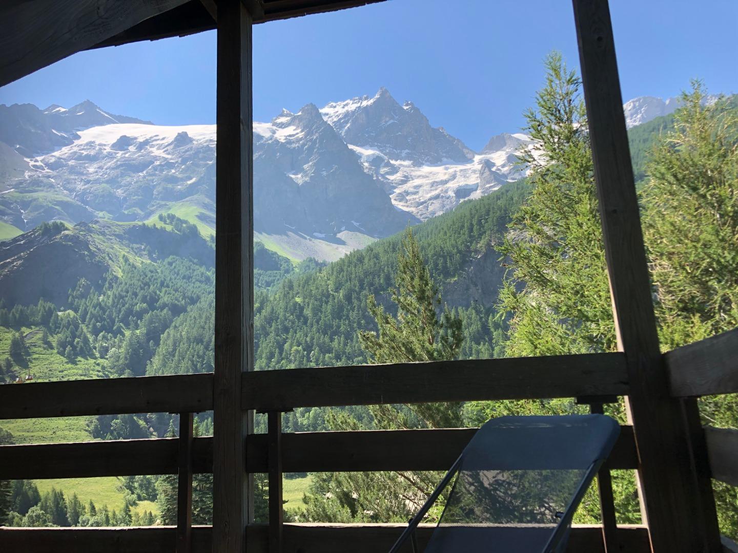 la Meije depuis le magnifique balcon