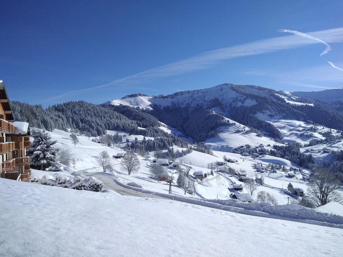 Vue depuis le chalet