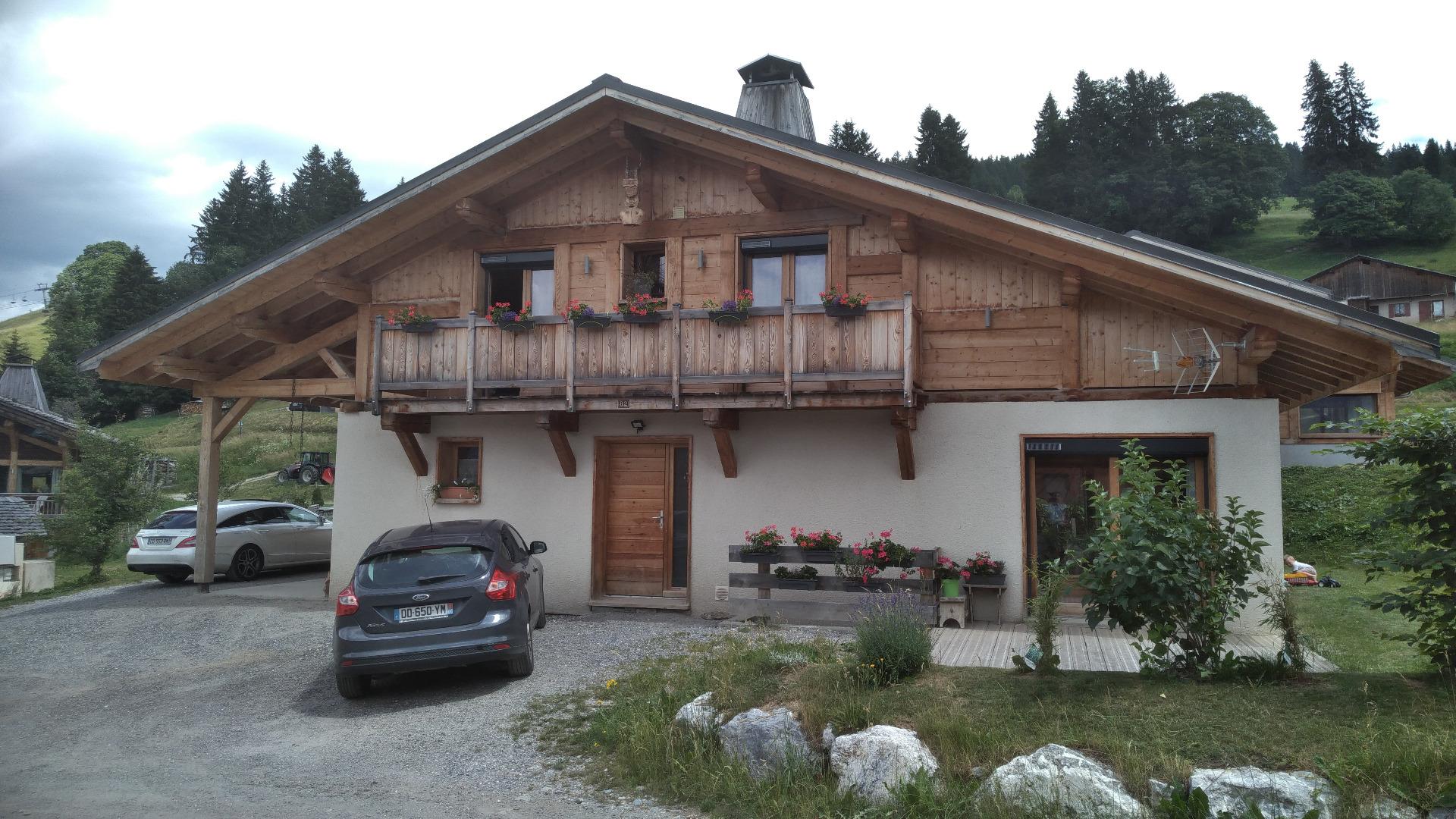 Le chalet en été