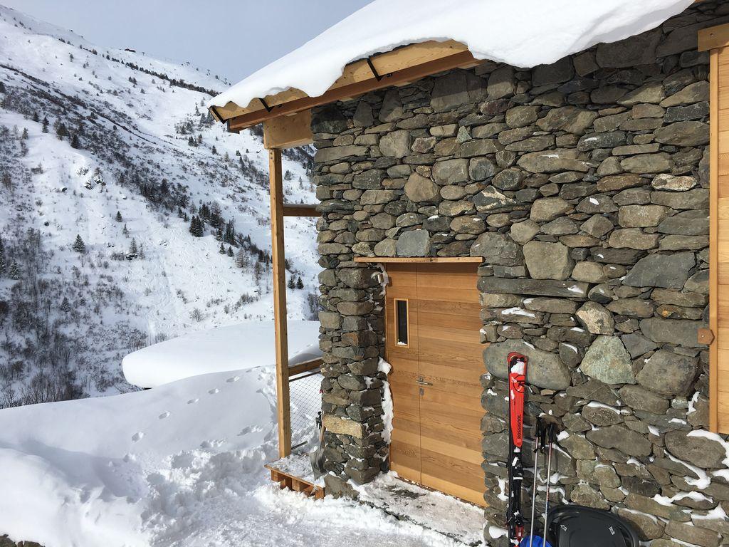 L'entrée au chalet