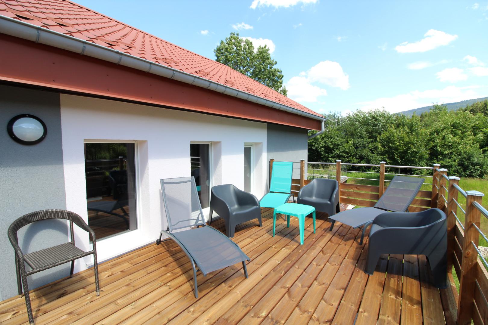 la terrasse de 40m2 au " hangar67 "