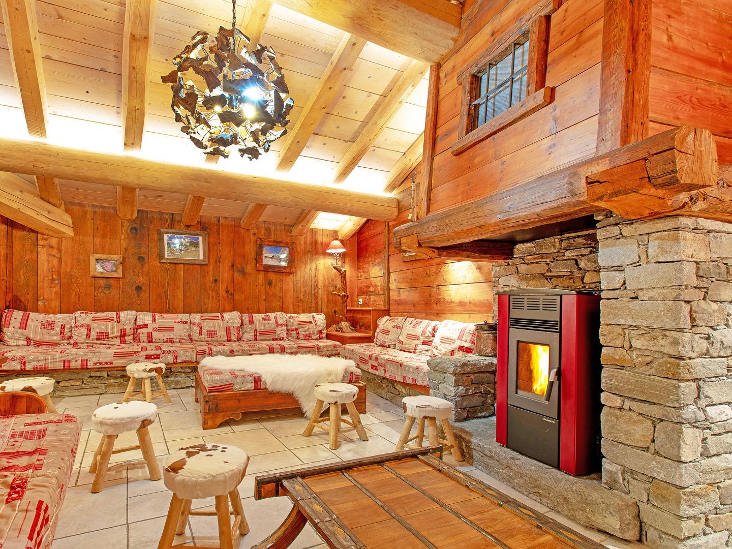 Chalet Père Marie - séjour