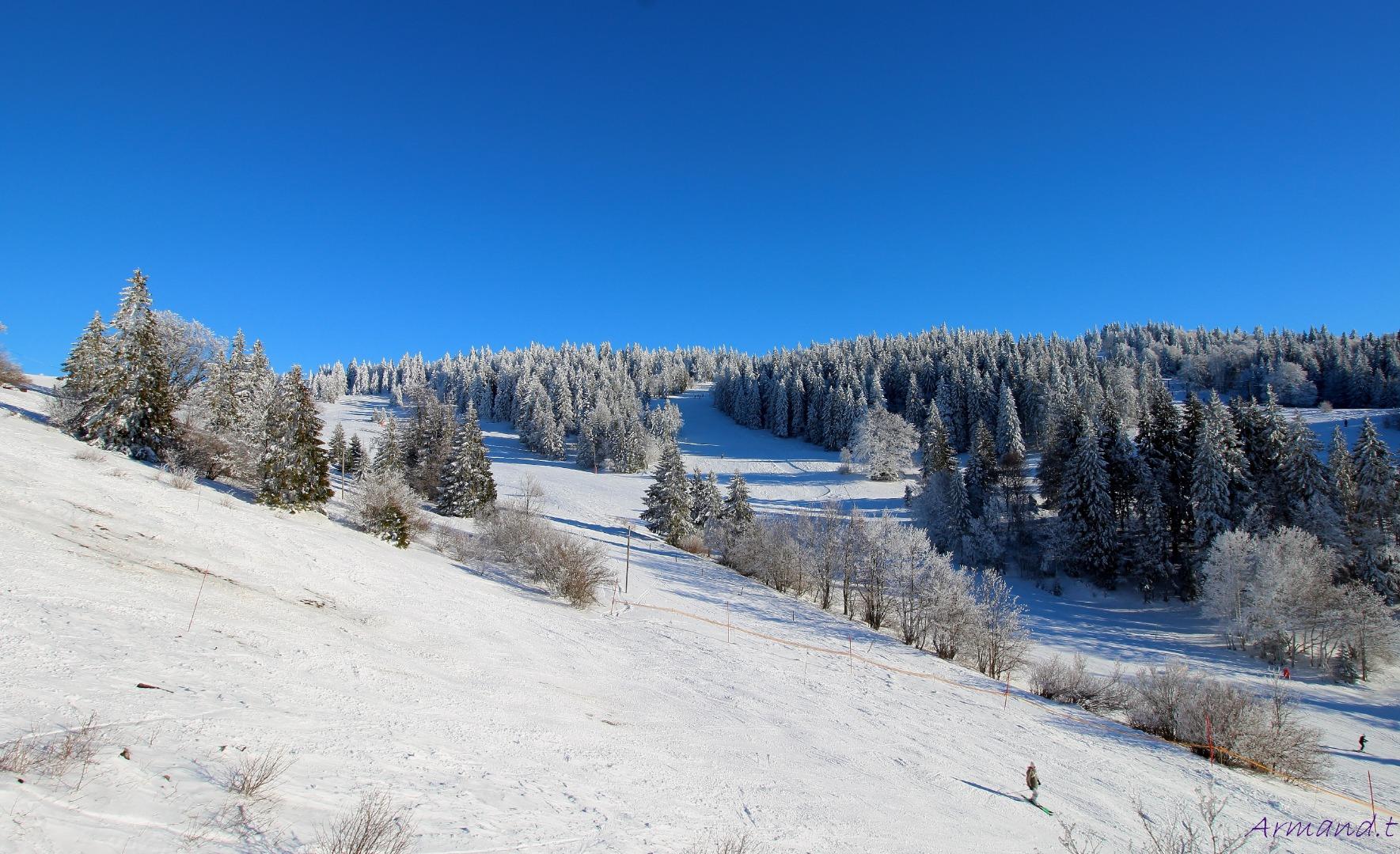 Une autre vue sur les piste de Métabief